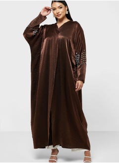 Buy Embroidered Detail Abaya in UAE