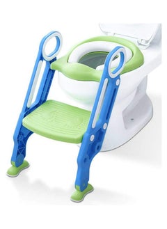 Buy COOLBABY Children's Ladder Toilet Seat Padded Seat with Handle Wide Pedal in UAE