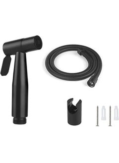 Buy Handheld Bidet Toilet Sprayer Stainless Steel Brushed Bathroom Shower Bidet Spray Set in UAE