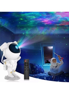 Buy Star Projector Night Light with Timer, Remote Control and 360°Adjustable Design, Astronaut Nebula Galaxy Night Light Projector for Children Adults Baby Bedroom, Party Room and Game Room in Saudi Arabia