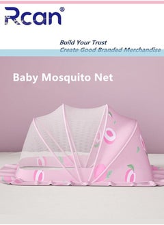 اشتري Baby Mosquito Net Bed Tent Portable Breathable Foldable Baby Bed Cover Bottomless Bug Resistant Newborn Bed for Baby Boys Girls في السعودية