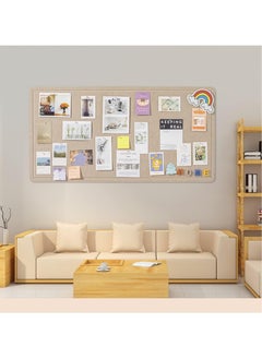 Buy 1pc Large Felt Bulletin Board,Bulletin Boards for School,Home,Kitchen & Office Walls,Dark Camel,47.2*70.8inch/120*180cm in UAE