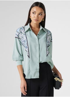 اشتري Printed Button Down Shirt في السعودية