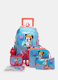 اشتري Girls Minnie Mouse Keep Rolling 18" 6in1 Trolley Box Set في الامارات