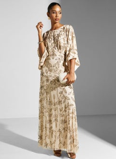 Buy Lace Detail Tiered Dress in Saudi Arabia