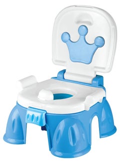 Buy Potty training chair for toddlers with music and sounds in a royal shape, potty with music 3 in 1, suitable for the bathroom, to train children to potty in Egypt