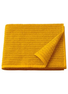 Buy Bath Towel Golden Yellow 70X140 Cm in Saudi Arabia