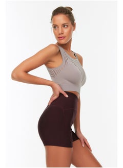 اشتري Dark Plum Recovery Knitted Sports Shorts Leggings TWOSS21SR0545 في مصر