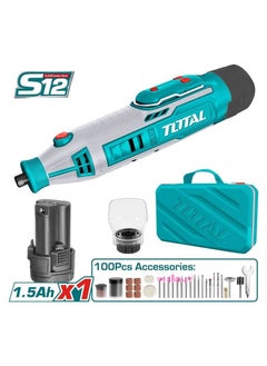 Buy TMGLI12011 Lithium- grinder With 1Pcs Safe Guard And 100Pcs Accessories Speed 8000-32000 min in Saudi Arabia