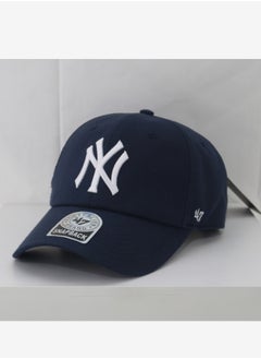 Buy New Era MLB New York Yankees fashion sun hat, mesh hat, outdoor men's and women's sports duckbill hat dark blue in UAE