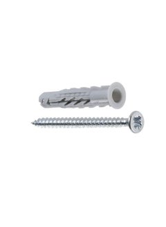 اشتري Fischer Nylon Expansion Fixing Plug W/Chipboard Screw SX 10x50 SB 6Pcs في الامارات