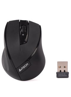 Buy A4TECH WIRELESS MOUSE G7-600NX WITH 2.4GHz BLUETOOTH CONNECTION, 2000 DPI ADJUSTABLE FOR WINDOWS XP / Vista / 7 / 8 / 8.1 / 10,  BLACK in UAE