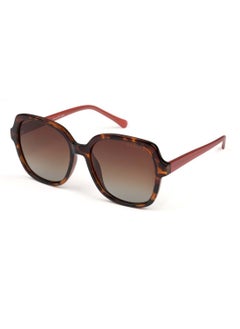 اشتري RDS-6505 Women Round Polarized Sunglasses Brown 57 mm في الامارات