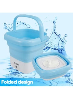 اشتري Folding Turbine Washing Machine,Portable USB Mini Laundry Cleaning Machine, Portable Washing Machine في الامارات