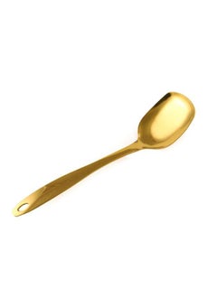 اشتري Stainless Steel Gold Serving Spoon 25 cm في الامارات