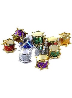 Buy 12 Christmas Drum Decorations Plastic Bongo Pendant Gift Venue Arrangement in Egypt