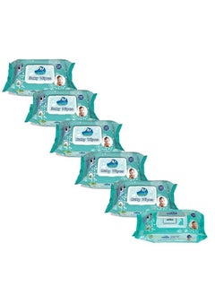 اشتري Baby Wipes With Lid Fliptop(100 Wipes Pack) (Pack Of 6 (600 Wipes)) في السعودية