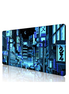 اشتري Japanese Skyline Pixel City Gaming Mouse Pad – Anti Slip Base – Speed Edition | 70 X 30 cm في مصر