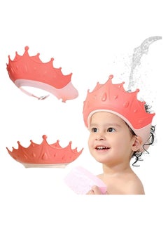 Buy Baby Shower Caps Adjustable Crown for Kid’s Hair Shelter the Baby's Eyes Ears and Cheeks in Bathroom in Saudi Arabia