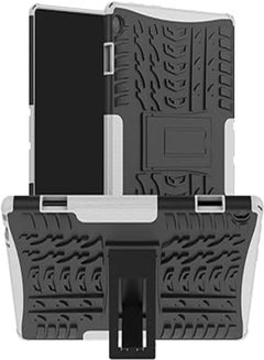 اشتري Dl3 Mobilak Case For Lenovo Tab M10 HD TB-X505 / TB-X605 10.1-inch tablet, Hybrid Rugged Armor Heavy Duty 2 in 1 TPU + PC Combo Dual Layer Shockproof Case with Kickstand (White) في مصر