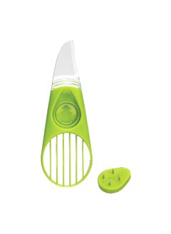 Buy BPA-Free Easy-to-Use 3-in-1 Avocado Slicer Green and White 7.5 Inch 031217 in Saudi Arabia