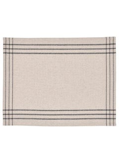 Buy Place Mat Dark Grey Natural 35X45 Cm in Saudi Arabia