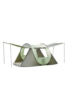 اشتري Portable Outdoor Camping Tent,Automatic Pop Up Beach Tent 3-4 Person Family Tents Waterproof Windproof Lightweight Easy Instant Tent for Hiking Sports Travel Picnic في الامارات