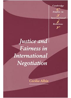 اشتري Justice and Fairness in International Negotiation في مصر