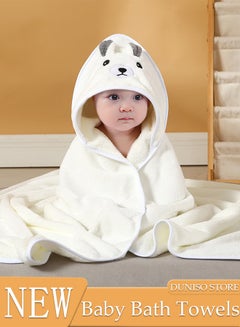 Buy Baby Bath Towels Newborn Hooded Baby Towel Ultra Absorbent and Soft Cotton Hooded Washcloth for Baby Toddler Infant Unisex Hooded Baby Bath Towel in UAE