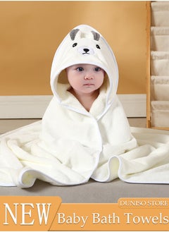 Buy Baby Bath Towels Newborn Hooded Baby Towel Ultra Absorbent and Soft Cotton Hooded Washcloth for Baby Toddler Infant Unisex Hooded Baby Bath Towel in Saudi Arabia