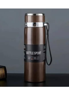 Buy QSHOP® Stainless Steel Vacuum Insulated Thermal Bottle, Leak Proof BPA Free Travel Coffee Tea Sports Bottle Keep Drinks Hot or Cold in Egypt