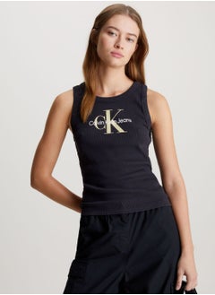 Buy Crew Neck Logo Tank Top in Saudi Arabia