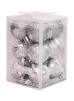 اشتري 12 -Pieces Christmas Balls Baubles في مصر