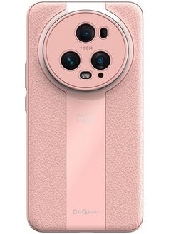 اشتري Luxury Litchi Veins Silicone Case for Honor Magic 5 Pro 5G Ultra-thin Painting TPU Cover for Magic 5 Pro Case (Pink) في السعودية