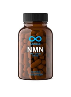 Buy Charava NMN 500mg | Nicotinamide Mononucleotide | Enhanced Absorption | NAD+ Booster | 3rd Party Certified in UAE