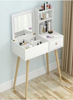 اشتري Multifunction Modern Design One Drawer Makeup Dressings Storage Table 60 x 40 x 75 cm في الامارات