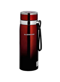 Buy Stainless Steel Vacuum Bottle, 1000 ml, Double Wall, OMVF2486 ,Rust Free Stainless Steel in UAE