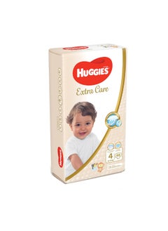 اشتري Extra Care Baby Diapers, Size 4, 8-14 Kg, Jumbo Pack, 68 Diapers في السعودية