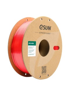 Buy eSUN Silk PLA 3D Printer Filament, Dimensional Accuracy +/- 0.05 mm, 1 kg Spool, 1.75 mm, Red in UAE