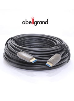 Buy HDMI 5m AOC 8K 2.1 AGcon Cable comes with durable construction and ultra-sleek design, All AGcon cables are perfect for projects that require 24/7 performance Abellgrand AGcon series creates a fully connected professional Audio Video Display Ecosystem. Easily connect, control, and manage your entire network. Abellgrand 8K/UHD/HDR OPTICAL 8K 2.1 HDMI Hybrid cables utilize fiber to transmit HDMI data and clock portions of the signal. Supports 8K@60Hz/ 48Gbps, 4K@120Hz/18Gbps Compatible with HDMI 2.1 Units: Transmitter (Source) Receiver (Display) Video Bandwidth: 48Gbps, (12 Gbps/x4 Channel FRL) Watch 8K video contents, game console, laptop or tablet on an Ultra HD television, monitor or projector. in UAE