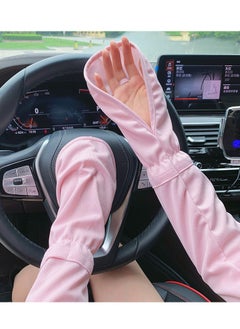 Buy Women's Gloves Driving Gloves Summer Sun Protection UV Protection Ice Sleeves in Saudi Arabia