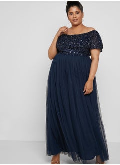 Buy Bardot Sequin Detail Maxi Dress in Saudi Arabia