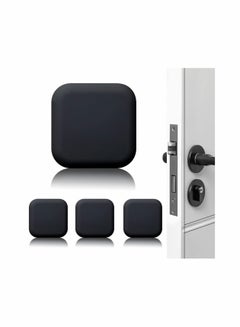 Buy 4 Pcs Door Stoppers Wall Protector Buffer Guard Doorknob Door Handle Bumper Self Adhesive Silencer Soft Rubber Crash Pad for Home Office in UAE
