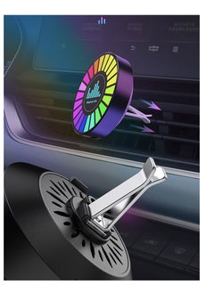 Buy Car Ambient Light , Air Freshener Vent Clip , 22 LED RGB Light Car Atmosphere Light ,Various Color Modes , APP Control , Vent Fixation , Car Accessories Gifts , Magnetic Sound Pickup Atmosphere Light in Saudi Arabia