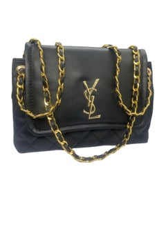 Buy Luxurious black leather women's bag from Saint Laurent in Egypt