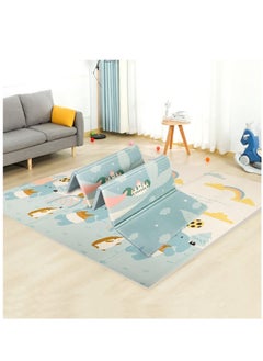 Buy Foldable Non-Slip Water Proof Reversible Large Soft Folding Playmat, Extra Thick Kids Crawling Foam Floor, Baby Crawling Mat for Babies, Kids in Saudi Arabia