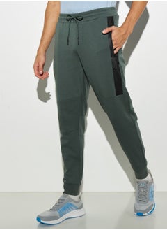 Buy Kappa Solid Joggers with Drawstring Closure and Pockets in Saudi Arabia