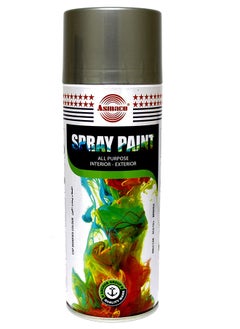 اشتري Asmaco Spray Paint, Silver, 400Ml في الامارات