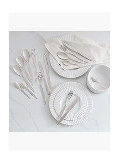 اشتري Lito Wave 16-Piece 18/10 Stainless Steel Cutlery Set - في الامارات