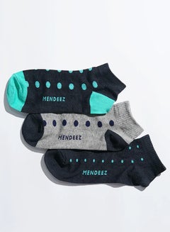 Buy Mendeez Mens Pack of 3 Ankle Socks in UAE